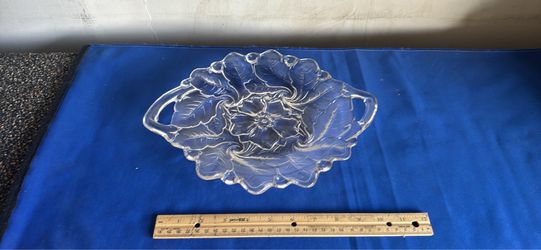 Beautiful vintage glass tray