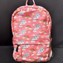 Girls Pink Unicorn Backpack By Absho