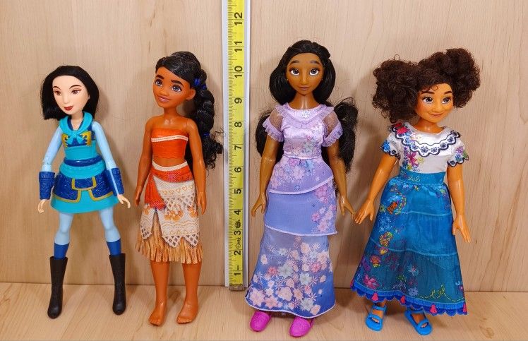 Disney Princess Barbie Doll Lot 