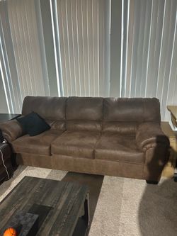 Brown couch