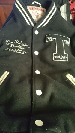 True Religion varsity jacket