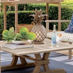 Outdoor Pineapple Lantern Decor