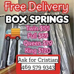 Box Springs  Twin box Full box  Queen box  King box  Bases para colchon  Box spring 