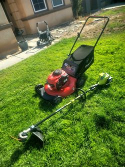 Lawn mower n weedwacker
