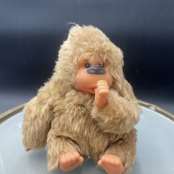 Vintage 1980 Russ Baby Gonga Thumb Sucking Monkey Gorilla 5” Plush