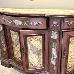 Antique Accent Cabinet 