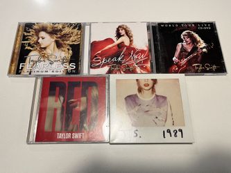 Taylor Swift CD Collection Lot (5)