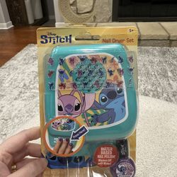 Brand New Disney Stitch Nail Dryer Set 