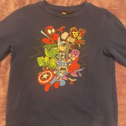 Marvel Heros Blue Sweatshirt