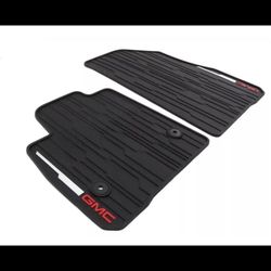 2017-2023 GMC Acadia Complete Premium All Weather Floor Mat Package Black OEM GM