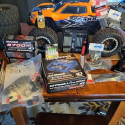 TRAXXAS XMAXX 8S W/ Batteries/Upgraded Parts/ Charger