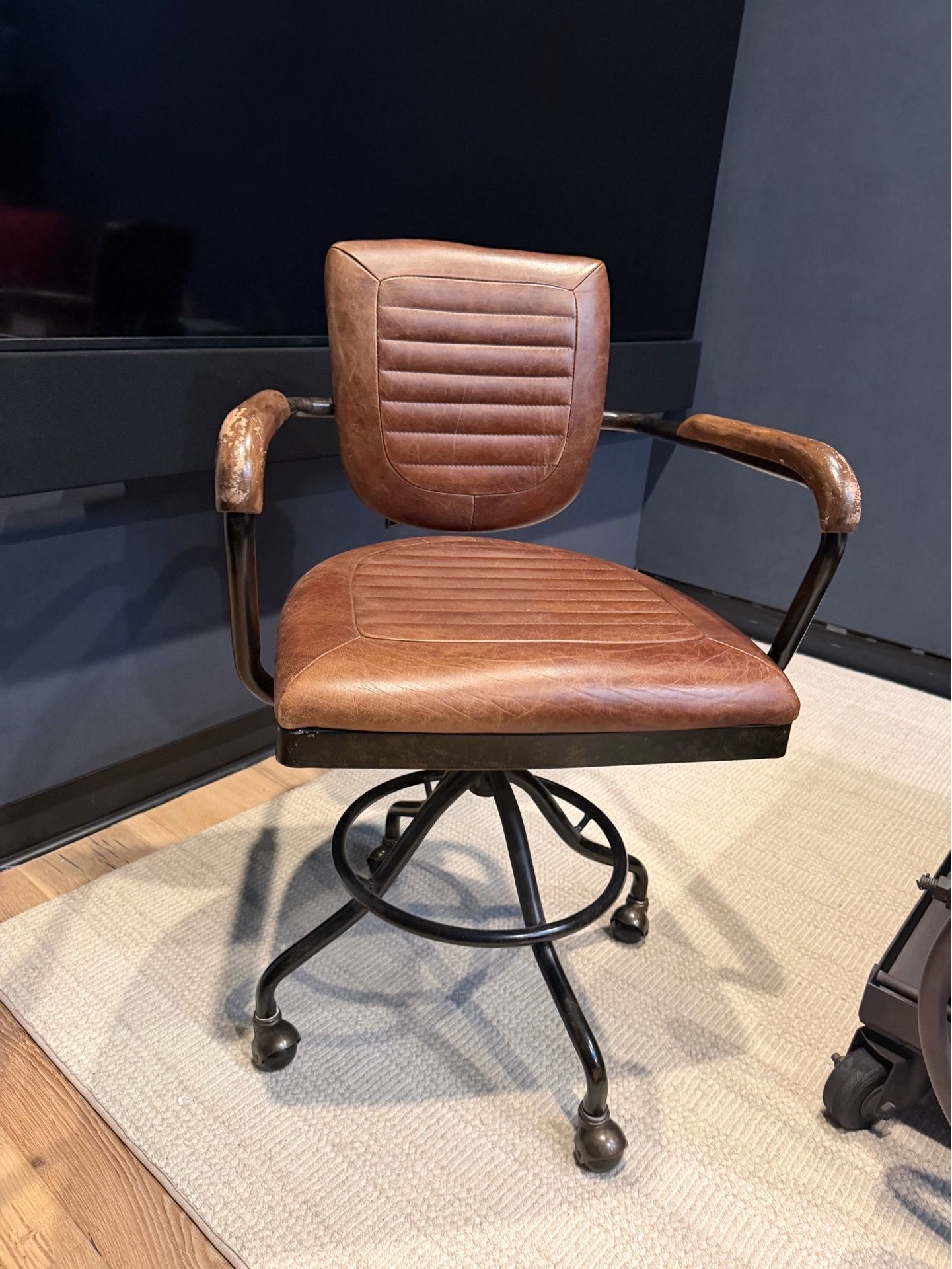 Brown Leather Office Chair