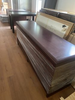 Very Nice Wooden Filing Cabinet 