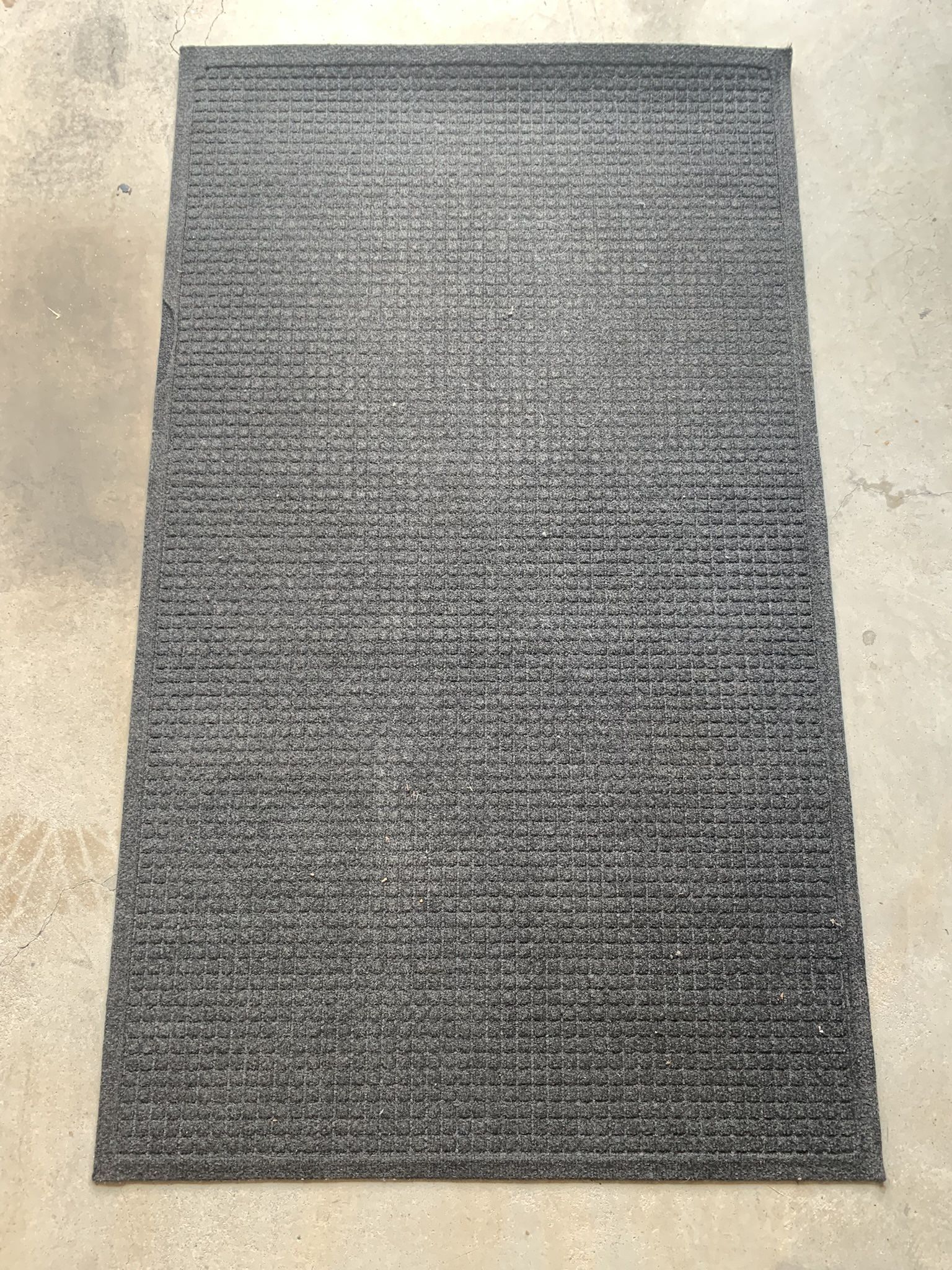 Black Indoor/Outdoor Heavy Duty Door Mat – 3x5, Moving Sale - Must Go ASAP!