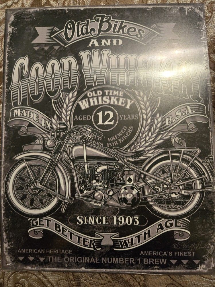 Old Bikers and Good Whiskey image