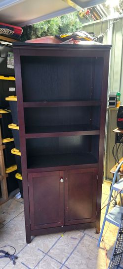 Carson 5-Shelf Bookcase w/ Doors