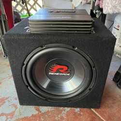 12” Subwoofer and 550W Amp 