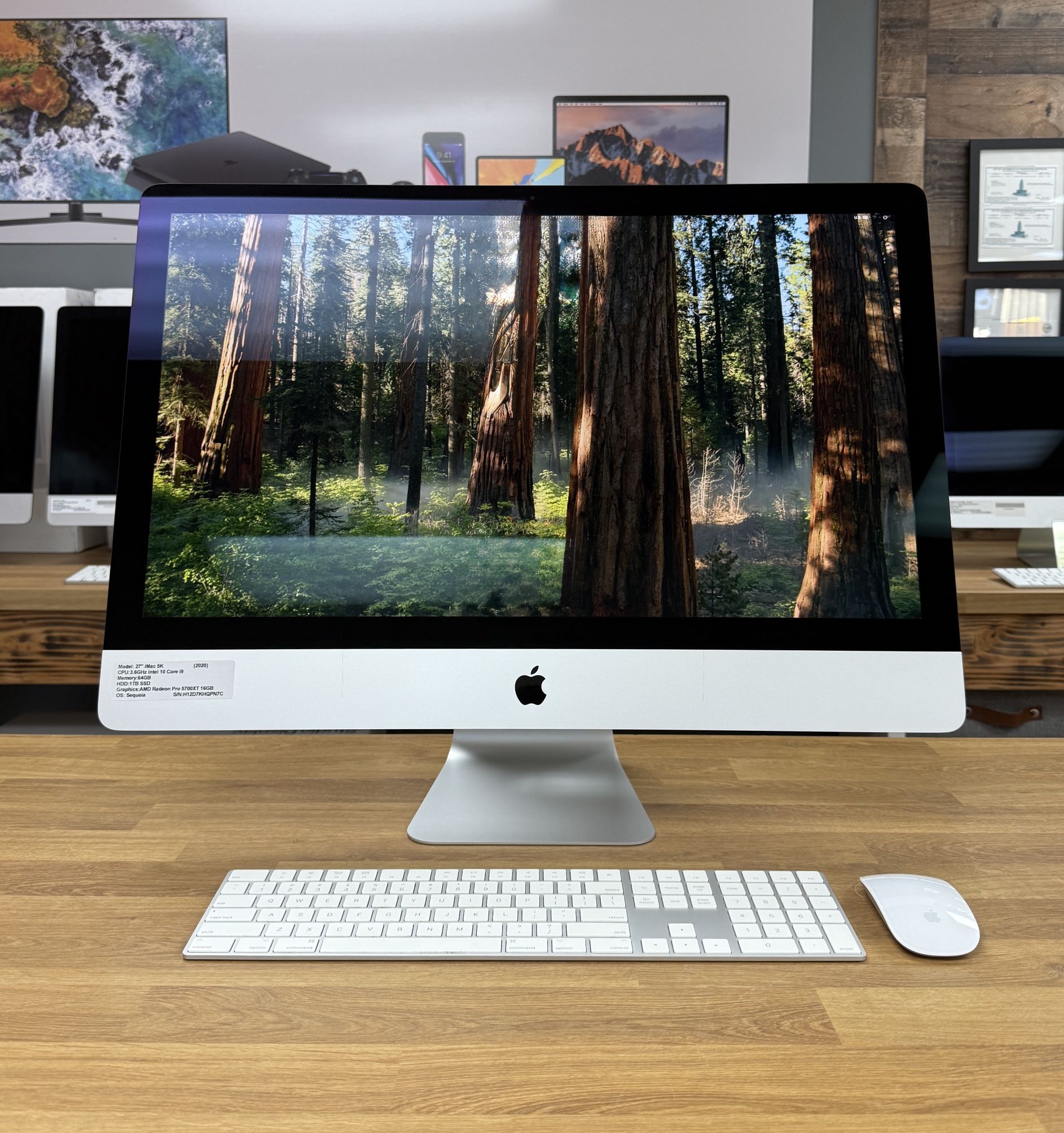 Core I9 64gb Ram For Imac 2020 SEQUOIA Apple IMac 27