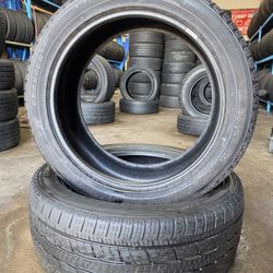 🔥 (2) 285 45 22 General Grabber All Season Tires 