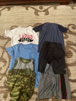 Boys shirts and shorts