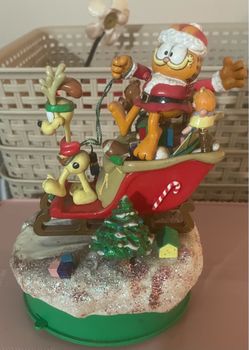 Garfield  1983 “Here Comes Santa Claus”Action Musical SLEIGH.