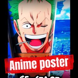 Anime posters - Manga - ARTWORK - Demon slayer - Tokyo Ghoul - Chainsaw Man - One piece
