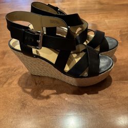Women’s Michael Kors, leather wedge heels, shipping available