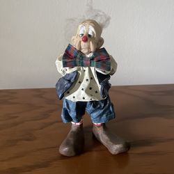 Vintage cast art clown