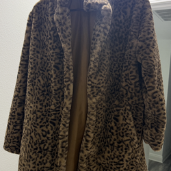 Faux fur coat