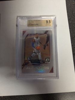 Lebron James 2017-18 Optic prizm BGS 9.5 Cleveland Cavaliers