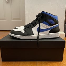 Air Jordan 1 Mid Racer Blue