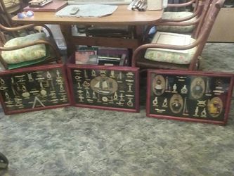Maritime Shadow frames with various Seaman knots