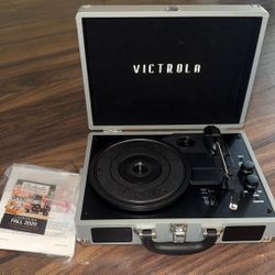 VICTROLA Journey Bluetooth Suitcase Record Player with 3-Speed Turntable