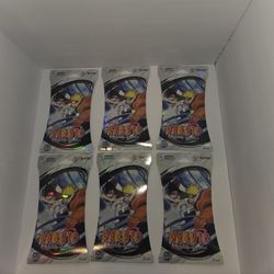 Kayou - Naruto Heaven Scroll Series 1 Lot Of 6 Booster Packs (Brand New)