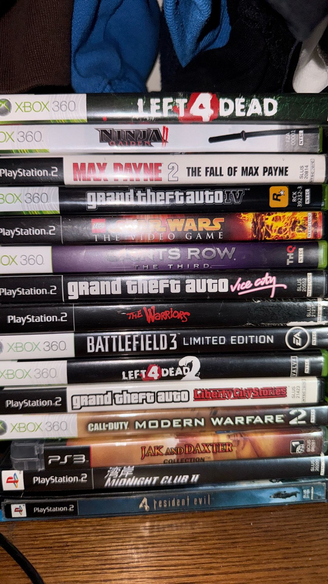 Ps2/xbox 360 Games