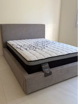•  Elite Bamboo Luxe Queen 12” pillow top.      New mattress in a plastic sealed.     We offer same day delivery  Venta de colchones  ☎️📲call or Tex 