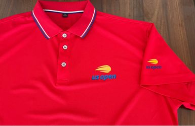 Tennis Shirt, Red, for US Open fans. size XL. New