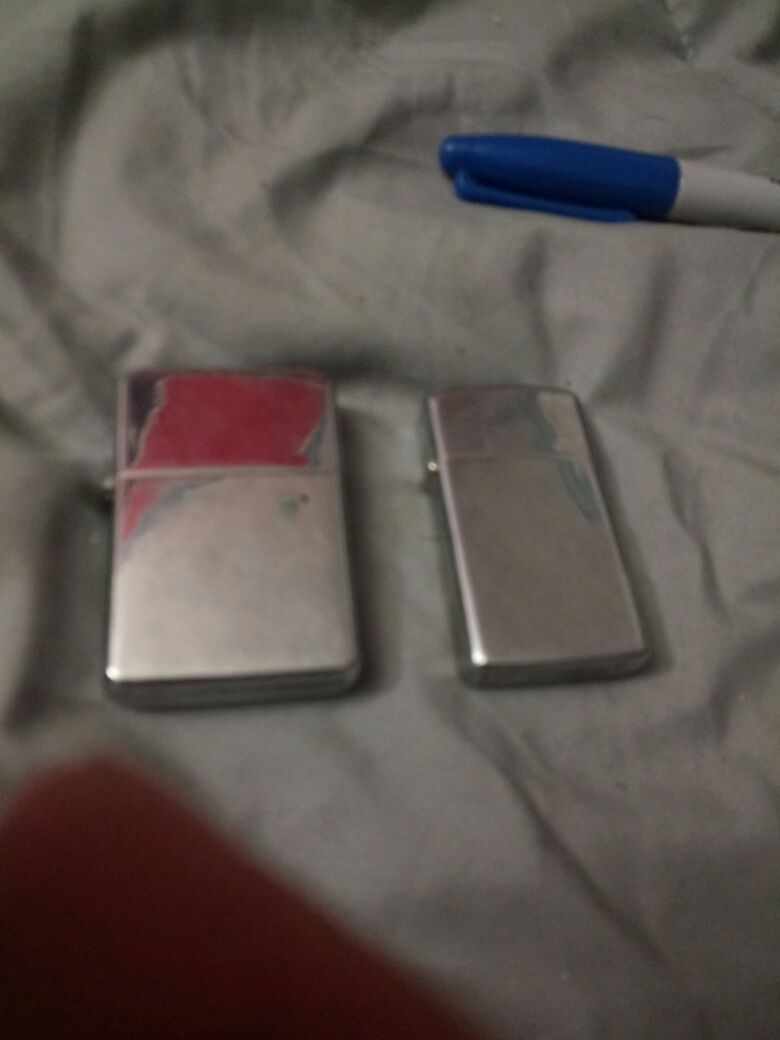Zippo set ones really old and ones newer model