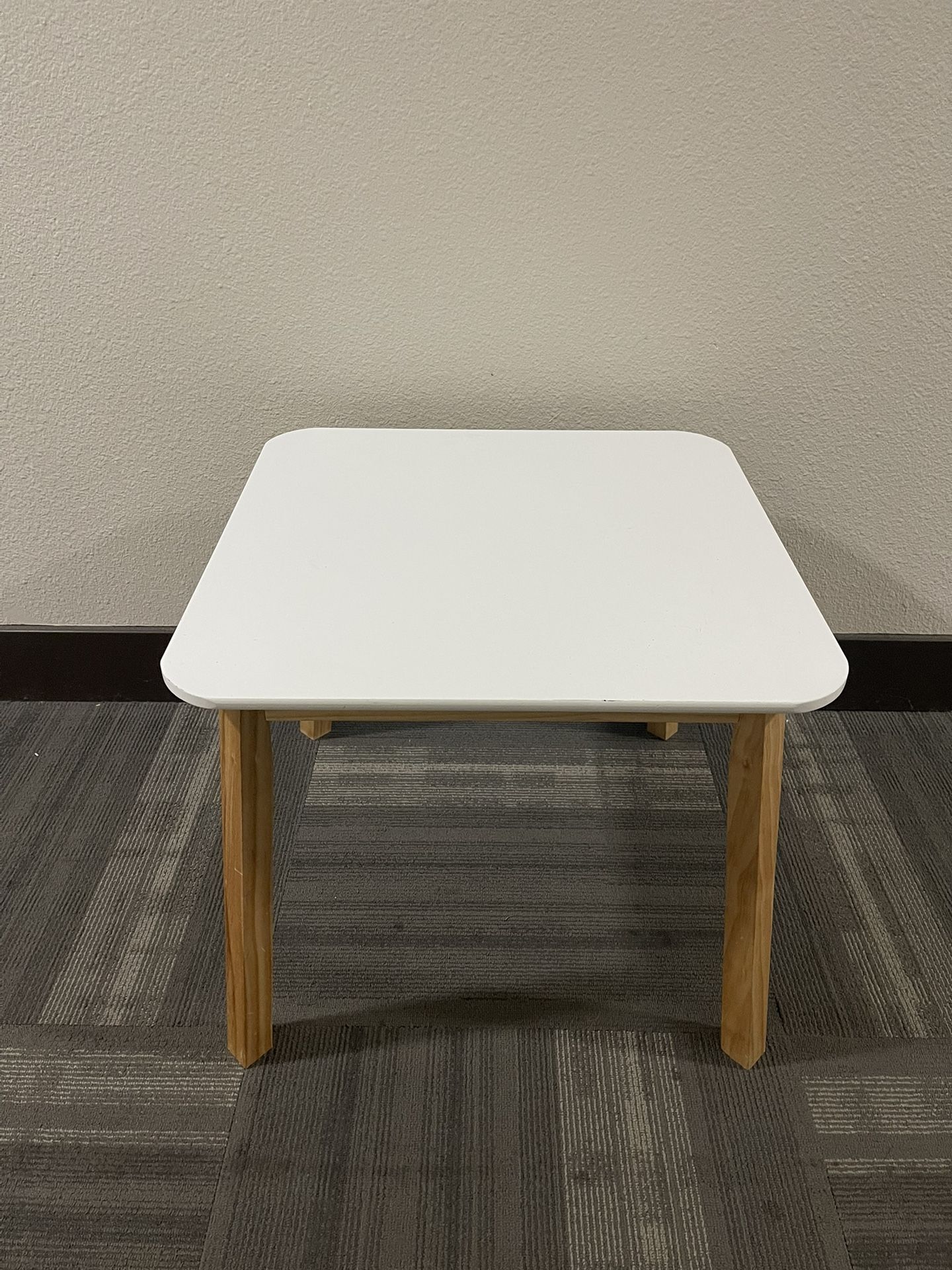 White Square Table