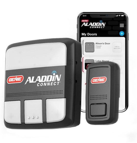 Genie Aladdin Connect Smartphone Garage Door Opener – Monitor, Open & Close Your Garage Door from Anywhere Using Your iPhone or Android Device