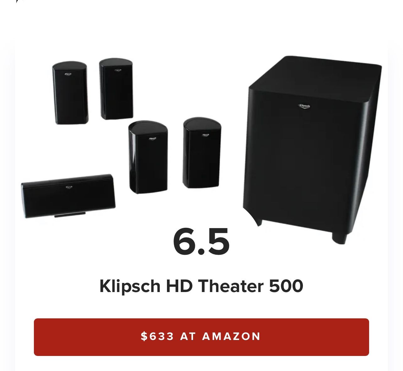 Klipsch HD Theatre System 
