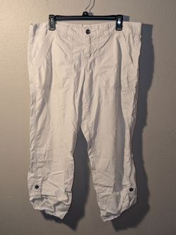 DKNY Jeans Women Crop Cargo Pants Size 10