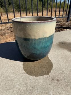Glazed Ceramic Planter Pot