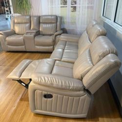 Brand New Reclining Sofa and Loveseat / Sofa y Loveseat Reclinables Nuevos a Estrenar....Fast Delivery 🚚 