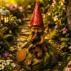 Original Vintage Tom Clark Gnome Sculpture Figurine Fine Art Eddie on a Turtle #43 Collectible Cairn Studio Figure HILLCREST / UNIVERSITY HEIGHTS