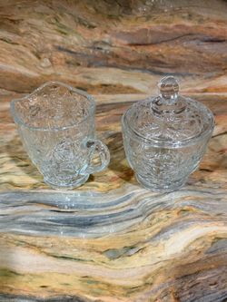 Princess House Fantasia Sugar & Creamer Set