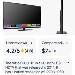 Vizio 50” LCD HDTV 
