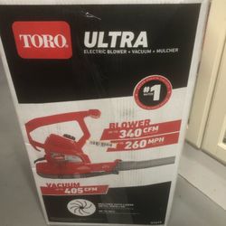 Toro Leaf Blower/Vacuum/Mulcher