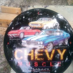 Chevrolet or Mopar Muscle Cars Metal Signs.