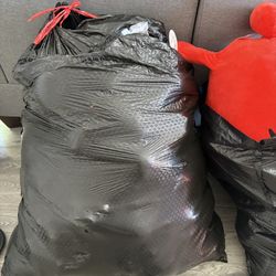 girl clothes and toys including plushies 